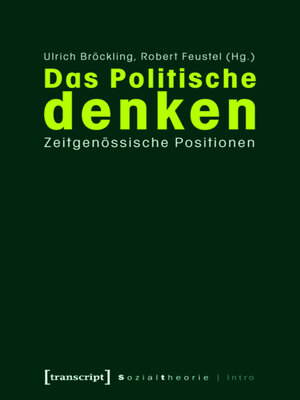 cover image of Das Politische denken